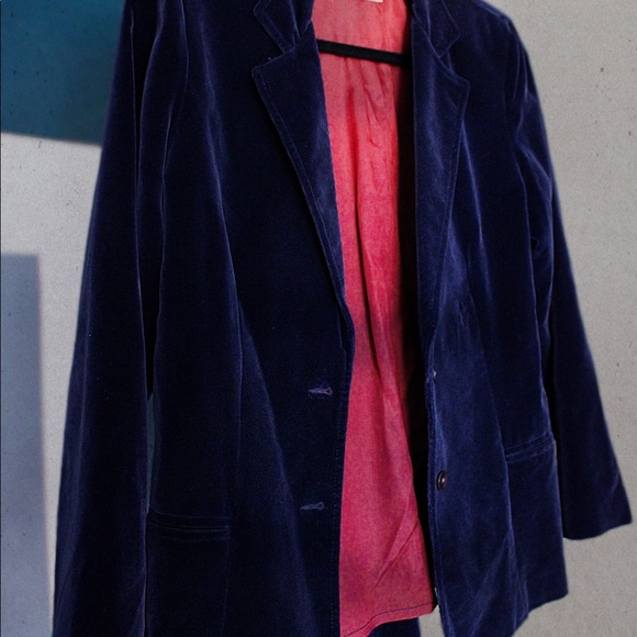 SUTTER PLACE Vintage FauxVelvet Blazer(NewArrival) - Picture 1 of 7